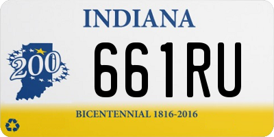 IN license plate 661RU