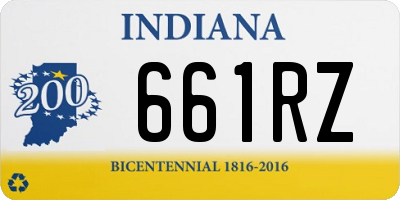 IN license plate 661RZ