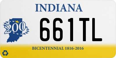 IN license plate 661TL