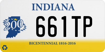 IN license plate 661TP