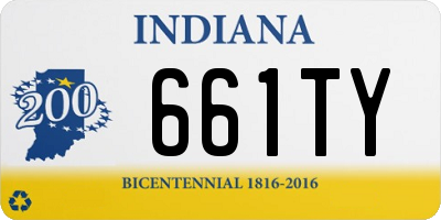 IN license plate 661TY