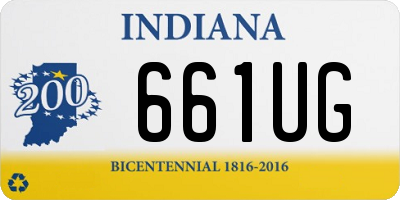 IN license plate 661UG