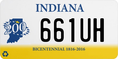 IN license plate 661UH