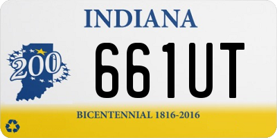 IN license plate 661UT