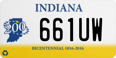 IN license plate 661UW