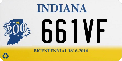 IN license plate 661VF