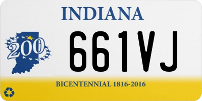 IN license plate 661VJ