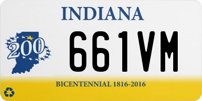 IN license plate 661VM