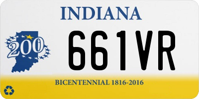 IN license plate 661VR