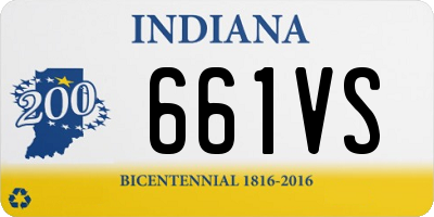 IN license plate 661VS