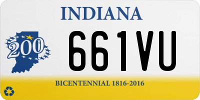 IN license plate 661VU