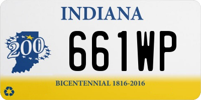 IN license plate 661WP