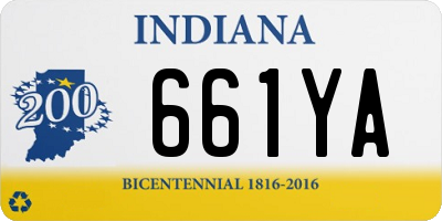 IN license plate 661YA