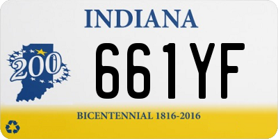 IN license plate 661YF