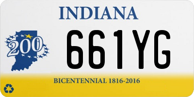 IN license plate 661YG