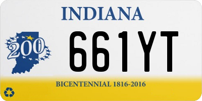 IN license plate 661YT