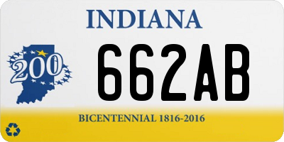 IN license plate 662AB