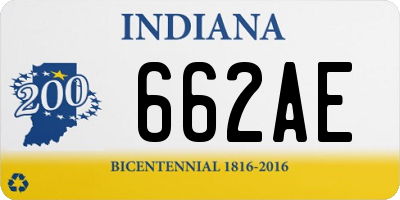 IN license plate 662AE