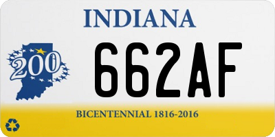 IN license plate 662AF