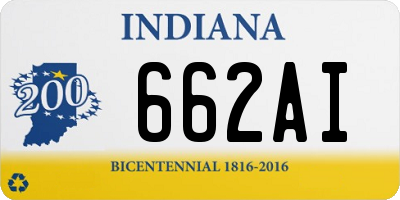 IN license plate 662AI