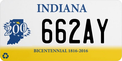 IN license plate 662AY