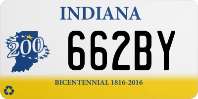 IN license plate 662BY