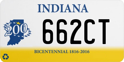 IN license plate 662CT