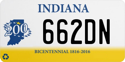 IN license plate 662DN