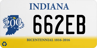 IN license plate 662EB