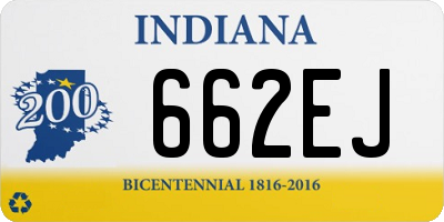 IN license plate 662EJ