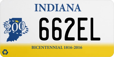 IN license plate 662EL