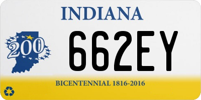 IN license plate 662EY