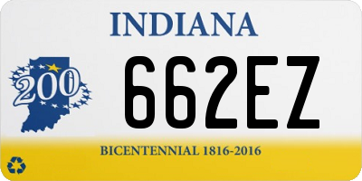 IN license plate 662EZ