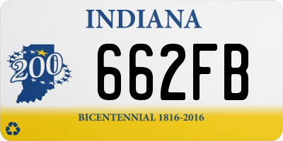 IN license plate 662FB