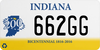 IN license plate 662GG