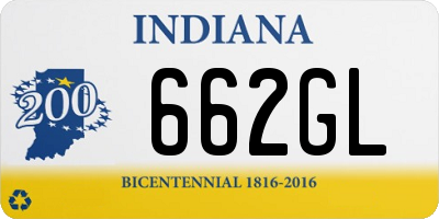 IN license plate 662GL