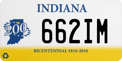 IN license plate 662IM