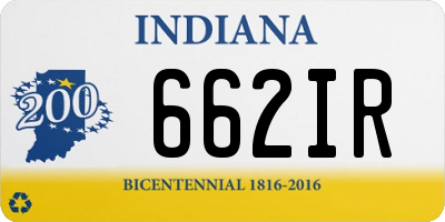 IN license plate 662IR