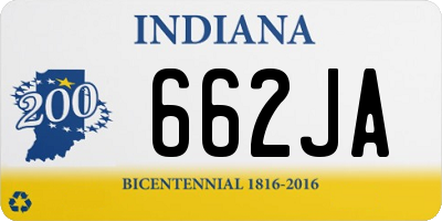 IN license plate 662JA