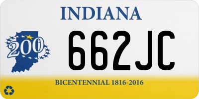 IN license plate 662JC