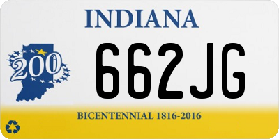 IN license plate 662JG