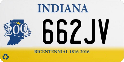 IN license plate 662JV