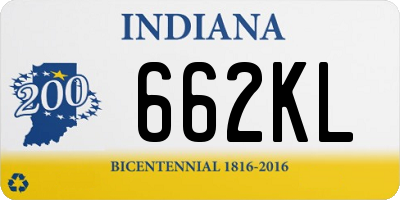 IN license plate 662KL