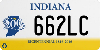 IN license plate 662LC