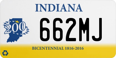IN license plate 662MJ