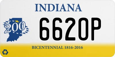 IN license plate 662OP