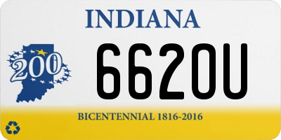 IN license plate 662OU