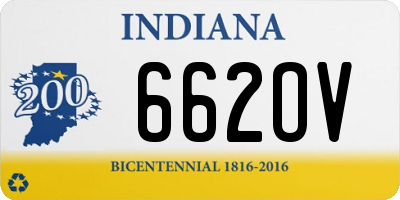 IN license plate 662OV