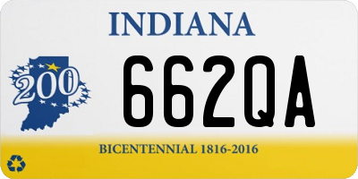 IN license plate 662QA