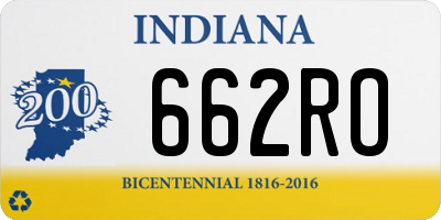 IN license plate 662RO